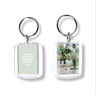 Sleutelhanger Thuis is elke plek